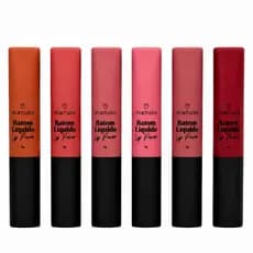Kit 6 Unidades Batom Matte Líquido Lip Power Não Transfere