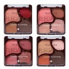 QUARTETO DE SOMBRAS ELEGÂNCIA ALTA COBERTURA MIA MAKE