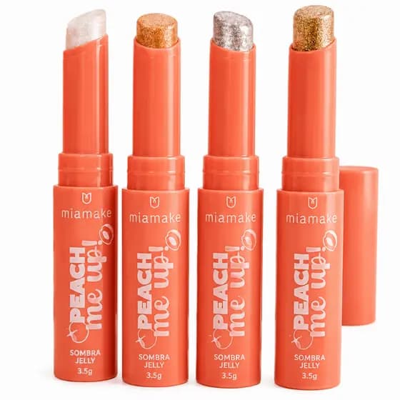 Kit 4 Unidades de Sombra Jelly Peach me Up Mia Make