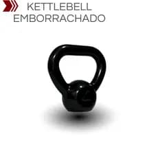 Kettlebell Emborrachado 4kg Fitness Crossfit Treino Funcional Musculação Agachamento Casa