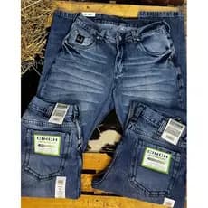 Calça country jeans 100% algodão masculina nocona