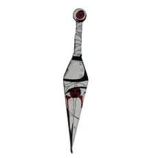 Kunai com Face de Kakashi e Mangekyou Sharingan - Naruto