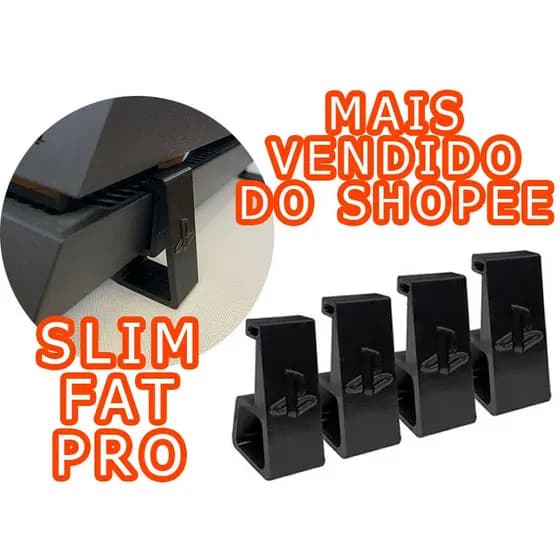 Pezinho PS4 SLIM/FAT/PRO + Brinde - Melhora refrigeração o Melhor da Shopee
