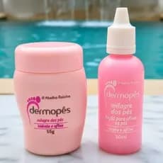 Kit Restaurador  Dermopés Tratamento em Creme Para os Pés Abelha Rainha