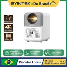 Projetor BYINTEK LOVE U4 Android Smart Mini Projetor de Home Theater 4K 1080P Vídeo Android WIFI
