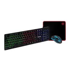Combo Gamer TGT Fal, Rainbow, Teclado ABNT2, Mouse 1500DPI, Mousepad, computador e notebook