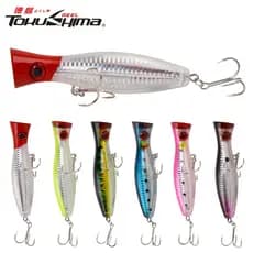 1 Pcs Big Popper Isca De Pesca 12 Cm/40g 8 Cores Hard Artificial Crankbait Swimbait Pique