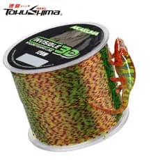 Linha De Pesca 3D Spot Fishing Line Fio De Nylon 120M De Monofilamento Forte De Fluorocarbono Transparente Para Água Doce E Salgada