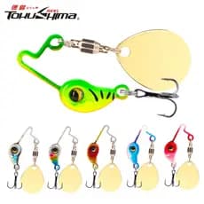 4g 8g De Isca Metálica Rotativa VIB Lure Sinking Jig Spinner Balancer 3D Eyes Hard Bait Com Dura Iscas De Pesca Colher De Anzol Tripla