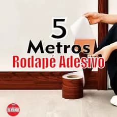 Rodapé Adesivo Vinil Lavável Papel de Parede Decoraçao de parede  Quarto cozina Banheiro 5MX8CM