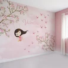 Papel de Parede  para quarto de Menina