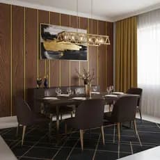 Papel De Parede Com Relevo 3D Madeira Painel Ripado