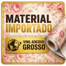 Papel de Parede Adesivo Para Sala Floral Luxuoso,