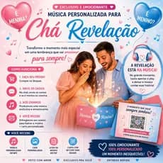 Musica Cerimônia Personalizada para Chá Revelação exclusiva