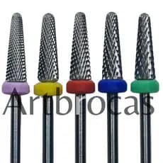 Broca de tungstenio conica cone para unhas de gel alongamento cuticula curvatura nivelamento limpeza