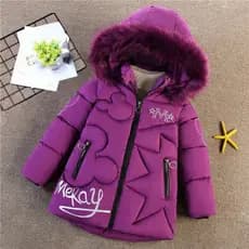 Jaqueta Grande Meninas Outono E Inverno Manter Casaco Quente Moda De Nova Mickey Com Capuz Crianças Adolescente