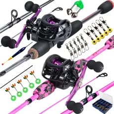 Vara de pesca com carretilha Sougayilang 1.8M 18+1bb 7.2:1 Max Drag 10kg