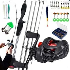 Sougayilang 1,8m Vara De Pesca Com Linha De Carretel Lure Ou combos Max Drag 15kg