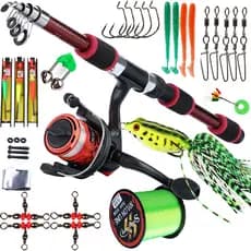 Vara de pesca com carretilha isca Sougayilang 1.8M 5.2:1 3BB Max Drag 8kg