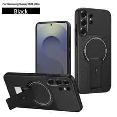 Invólucro Para Samsung Galaxy S26 Ultra S25 Plus S24 FE À Prova De Choque Fibra Carbono Fosco Listras Clássicas Anel De