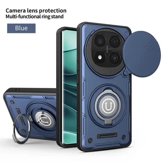 Invólucro Para Xiaomi Redmi Nota 14 Pro Plus Caso 14C 13 A5 A4 Armadura Robusto Duro À Prova De Choque Lente Proteção Su