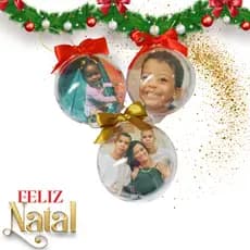 Bolinha natal personalizada - bolinha com foto, bola natal com foto-bola personalizada,enfeite NATAL