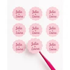 Adesivos Personalizados 100 UN- 4x4 - SEU LOGO OU TEMA - Festas, Embalagens, Presentes, Doces