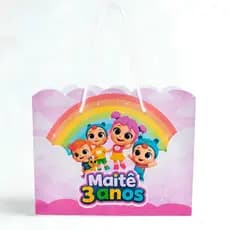 Sacolinha Personalizada Little Angel- PEGUE E MONTE-TODOS OS TEMAS
