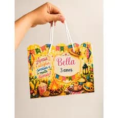 ENVIO RÁPIDO - Sacolinhas Festa Junina Pegue e Monte Lembrancinha MENINO E MENINA