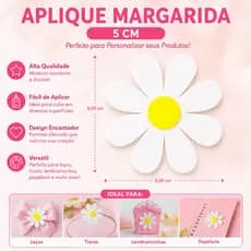 Aplique Margarida 5x5