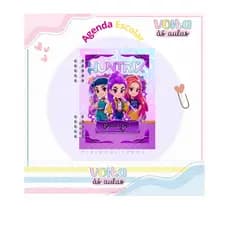 AGENDA ESCOLAR PERSONALIZADA GUERREIRAS K POP