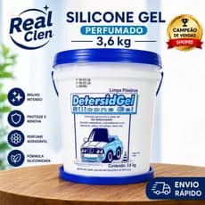 Silicone Gel Perfumado 3,6kg Para Painel e Plastico Automotivo (Detersid)