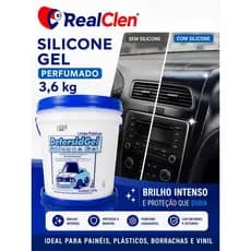 Silicone Gel Alto Brilho Automotivo 3.6kg / 1kg