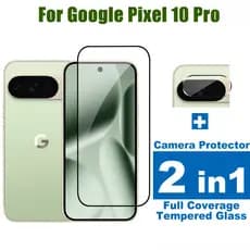Para Google Pixel 10 Pro Vidro Temperado Com Cobertura Total 9 XL 10 9 9a 8 8a 7 7a 6a 6 Filme Protetor De Tela + Câmera