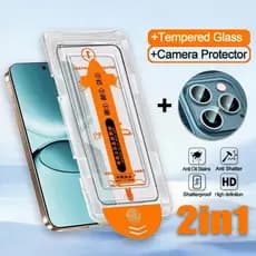 2 Em 1 Para Infinix Note 40 50x 50 Pro Plus 50 30 Vip 30i 4G 5G 8K HD Protetor De Tela Transparente GT 30 20 10 Vidro Te