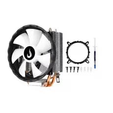 Air Cooler Gamer Rise Mode Z4 White Serve para placa todos os processadores Intel e AMD Completo