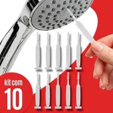 Kit Mini Escova Limpeza Furo Chuveiro Desentupir Celular Micro Limpeza