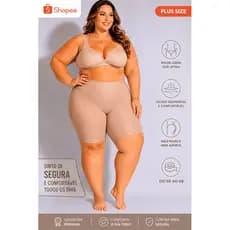 Anágua Plus Size Reduz Atrito nas pernas Bermuda Segunda Pela