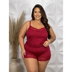 Baby Dol Espera Marido Plus Size com Renda até o tamanho 58