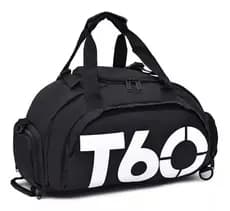 Bolsa Esportiva T60 Vira Mochila Mala de Academia Impermeáve