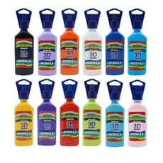 Tinta Dimensional Relevo 3D Brilliant - Acrilex - Escolha a Cor