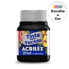 Tinta Tecido Fosca 37 ml - Escolha a Cor - Acrilex