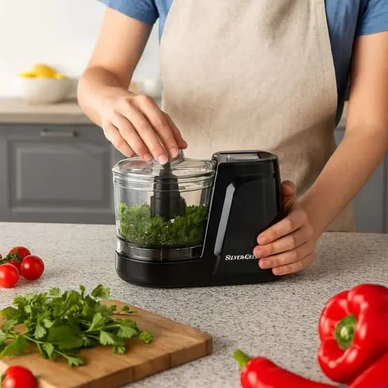 Mini Triturador Elétrico Processador Preto Triturador Cortador Verdura Alho Cenoura Moedores