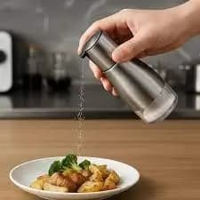 Porta Tempero Vasilha Recipiente Salada Guarda Pote Inox Conserva Presente Casa Armazena Servir