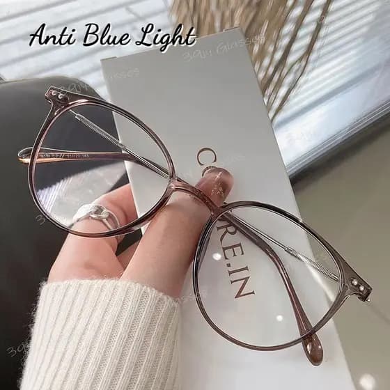 Armação De Óculos Anti-Radiação Feminina Proteção Dos Olhos De Computador Interior Luz Azul Oculos