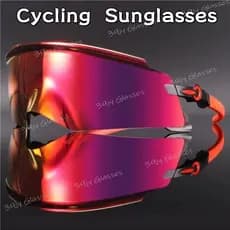 Homens Square UV400 Óculos De Sol Para Ciclismo Lente Masculina De Uma Peça Sem Aro Anti-Embaciamento Proteção A Condução De Motocicletas Pesca Caminhada Ao Ar Livre Os Olhos
