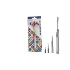 Kit ferramenta com Martelo Decorado Multi-Uso 5 em 1 Chaves de Fenda e Philips