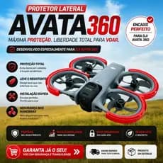 proteção lateral dji Avata 360 l Segurança e Estilo I contra impacto