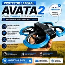 Protetor lateral para DJI Avata 2 | Proteção Anti Impacto | Encaixe Perfeito | Leve e Resistente