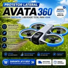 Protetor Lateral DJI Avata 360 | Proteção Contra Impactos | Leve e Resistente | Encaixe Perfeito